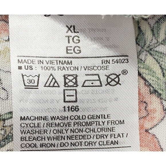 OLD NAVY Women Wrap Midi Dress Floral Short Sleeve Ruffle Sz XL Multicolor 70-12 - Picture 8 of 8